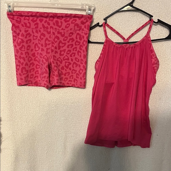 90 Degree By Reflex Pink Leopard Set - Picture 1 of 4